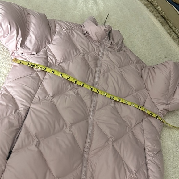 Columbia I Icy Heights Pink Mid Length Down Parka Size L - Picture 11 of 11